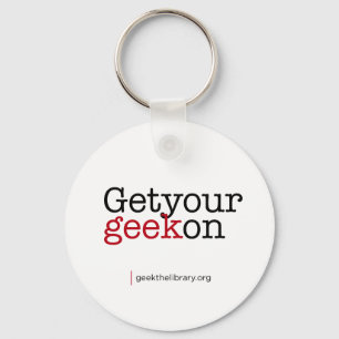 Get your geek on key ring