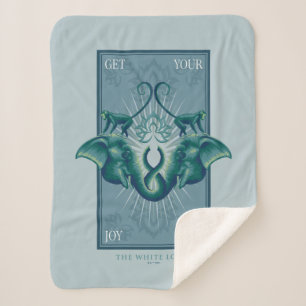 Get Your Joy Back - The White Lotus Sherpa Blanket