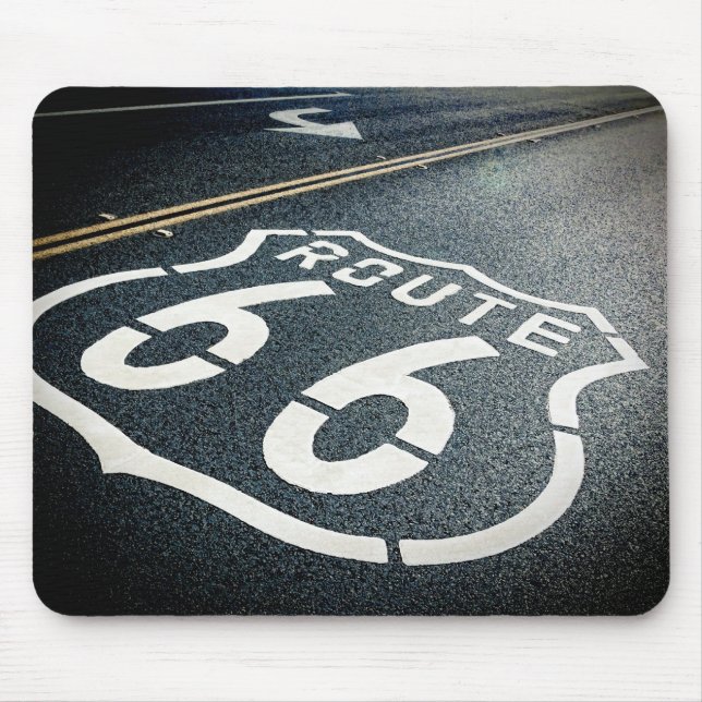 Get Your Kicks On Route 66 Mouse Pad (Front)