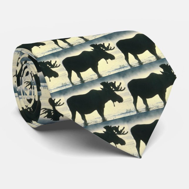 Get your moose on Tie (Rolled)