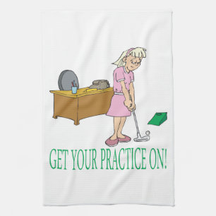 Get Your Practice On Tea Towel