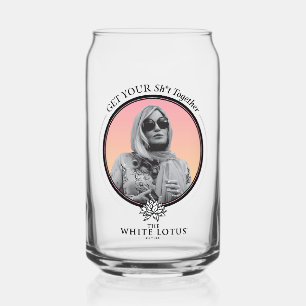 Get Your Sh*t Together - The White Lotus Can Glass