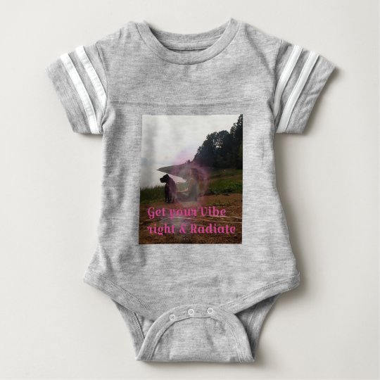 Get your vibe right baby bodysuit
