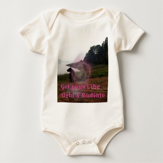 Get your vibe right baby bodysuit