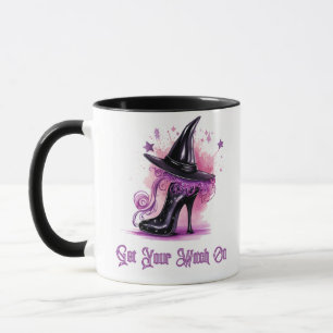 Get Your Witch On Boots and Hat Halloween Mug