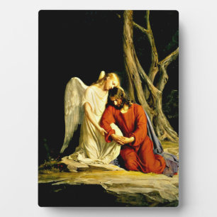 Gethsemane, beautiful religious painting, 1805 plaque