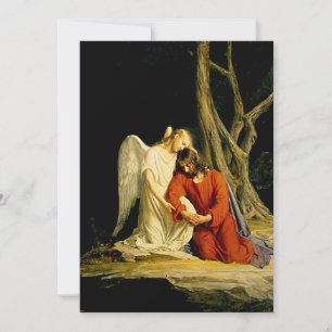 Gethsemane, famous painting card