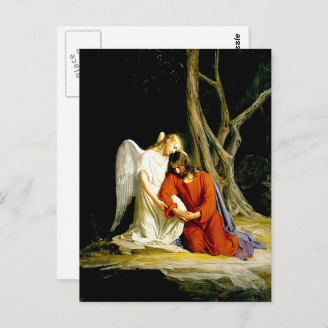 Gethsemane. Fine Art Postcards (Front/Back)