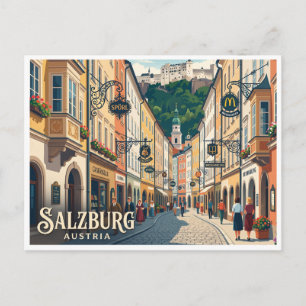 Getreidegasse Austria Postcard