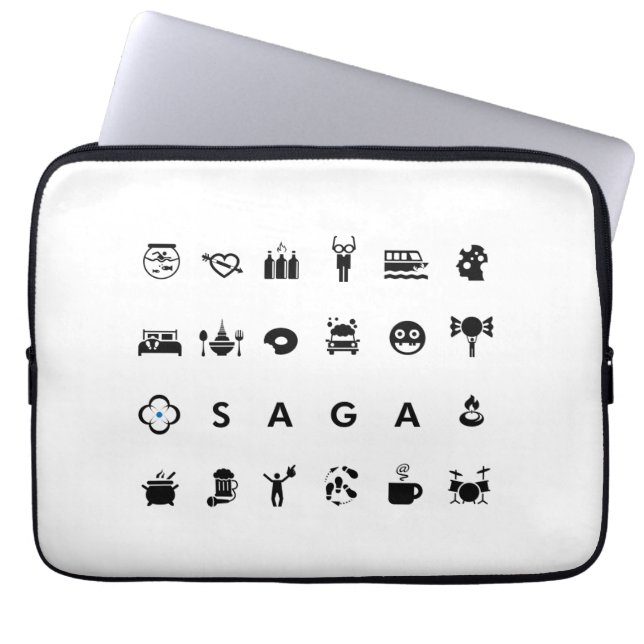 GetSaga Laptop Sleeve (Front)