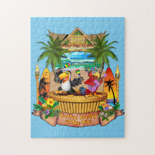 GETTIN' FREAKY AT THE TIKI JIGSAW PUZZLE