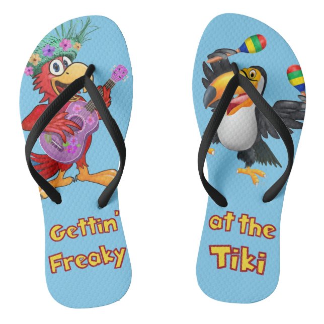 GETTIN' FREAKY AT THE TIKI THONGS (Footbed)