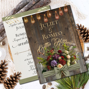 Gettin' Hitched Wildflowers & Ribbon - Sage