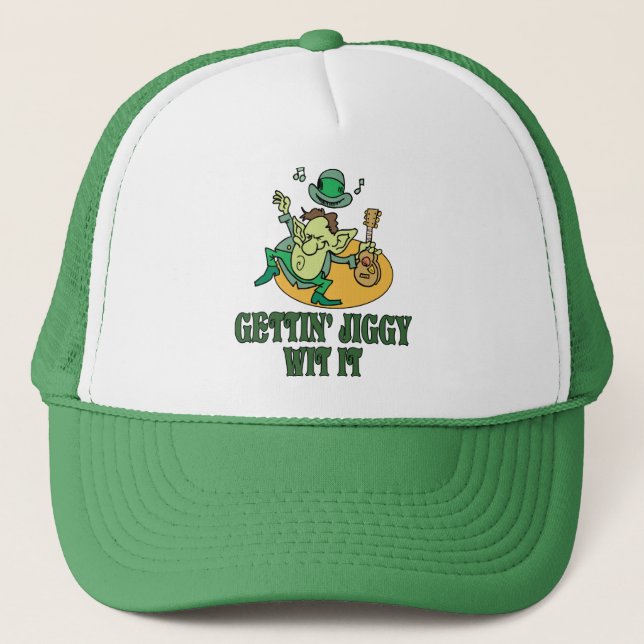 Gettin' Jiggy Wit It Trucker Hat (Front)