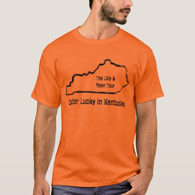 Gettin' Lucky in Kentucky T-Shirt (Front)