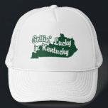 Gettin' Lucky in Kentucky Trucker Hat<br><div class="desc">Gettin' Lucky in Kentucky t-shirts and gifts</div>