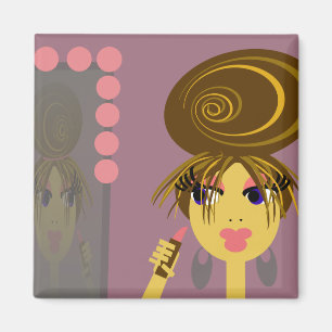 Gettin Ready Pop Art Magnet