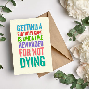 Getting A Birthday Card Is Like Rewarded