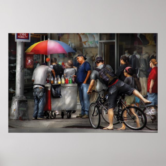 Getting a Snowcone Poster (Front)