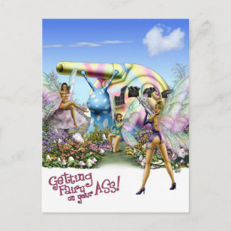 Getting Fairy on Your Ass Postcard