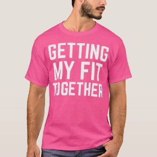 Getting Fit Together Workout Gym Lifting Weights C T-Shirt