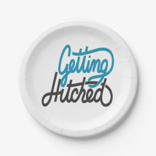 Getting Hitched Paper Plate