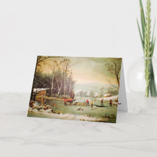 Getting Ice Greeting Card