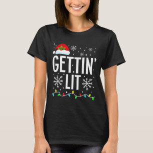 Getting Lit Bride Squad Bachelorette Bridal Party T-Shirt