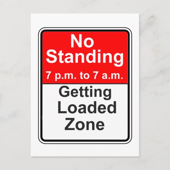 Getting Loaded Zone Postcard (Front)