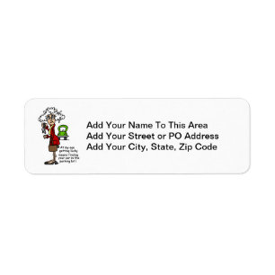 Getting Lucky Humour Return Address Label