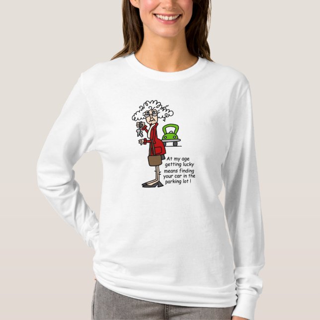 Getting Lucky Humour T-Shirt (Front)