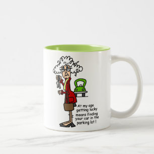 Getting Lucky Humour Two-Tone Coffee Mug