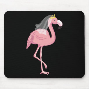 Getting Married Bride And Groom Animal Beach Birds Mouse Pad