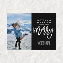 Getting Married Photo Wedding Save The Date 