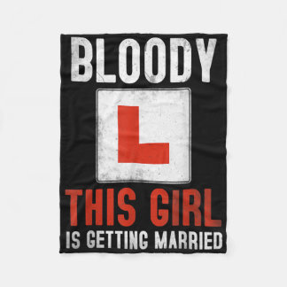 Getting Married Proposal Idea For Fiancée &amp; Wo Fleece Blanket