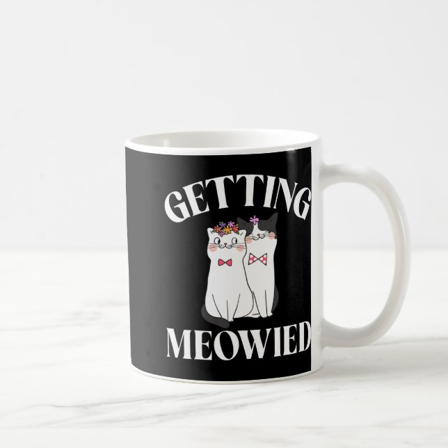 Getting Meowied Bride  Coffee Mug (Right)