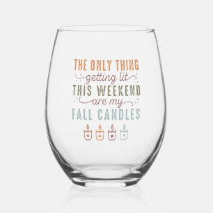 Getting My Fall Candles Stemless Wine Glass
