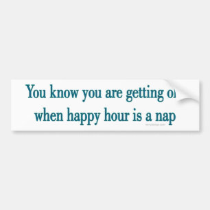 Getting Old Bumper Sticker
