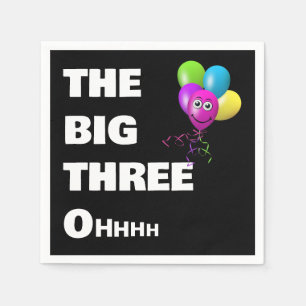 Getting Older 30th Birthday Party Humor  Napkin