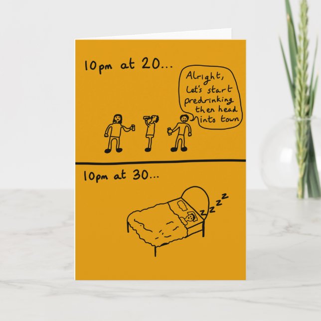 Getting older Birthday Card (Front)