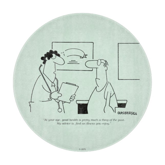 Getting Older Cutting Board (Front)