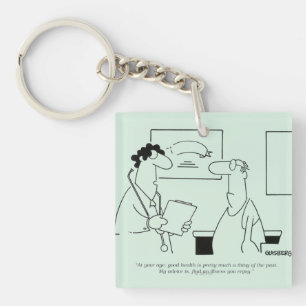 Getting Older Key Ring