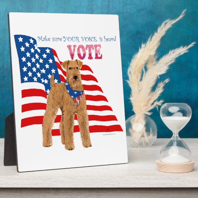 Getting out the VOTE Plaque (Side)