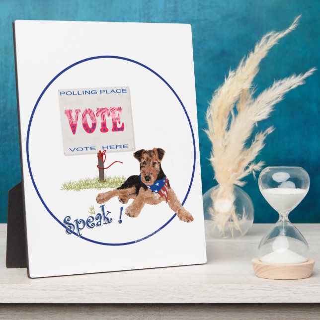 Getting out the VOTE Plaque (Side)