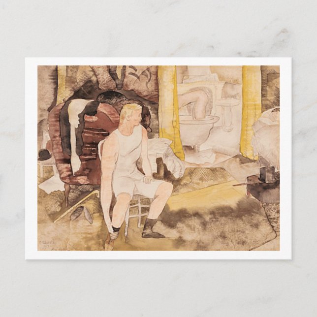 Getting Ready Postcard (Front)