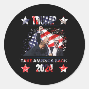 Getting Shot 2024 Classic Round Sticker