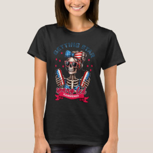 Getting Star Spangled Hammered 4th Of July Funny S T-Shirt