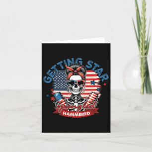 Getting Star Spangled Hammered American Skeleton 4 Card