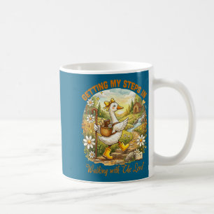 Getting steps in walking with the lord christianGe Coffee Mug