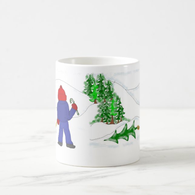 Getting the Christmas Tree Coffee Mug (Center)